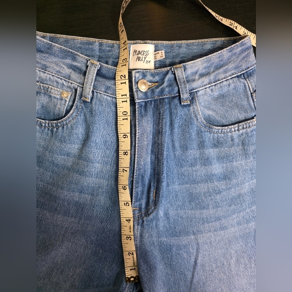Princess Polly Seymour Mom Denim Womens Jeans High Rise Medium Wash Size 4 - Picture 10 of 11